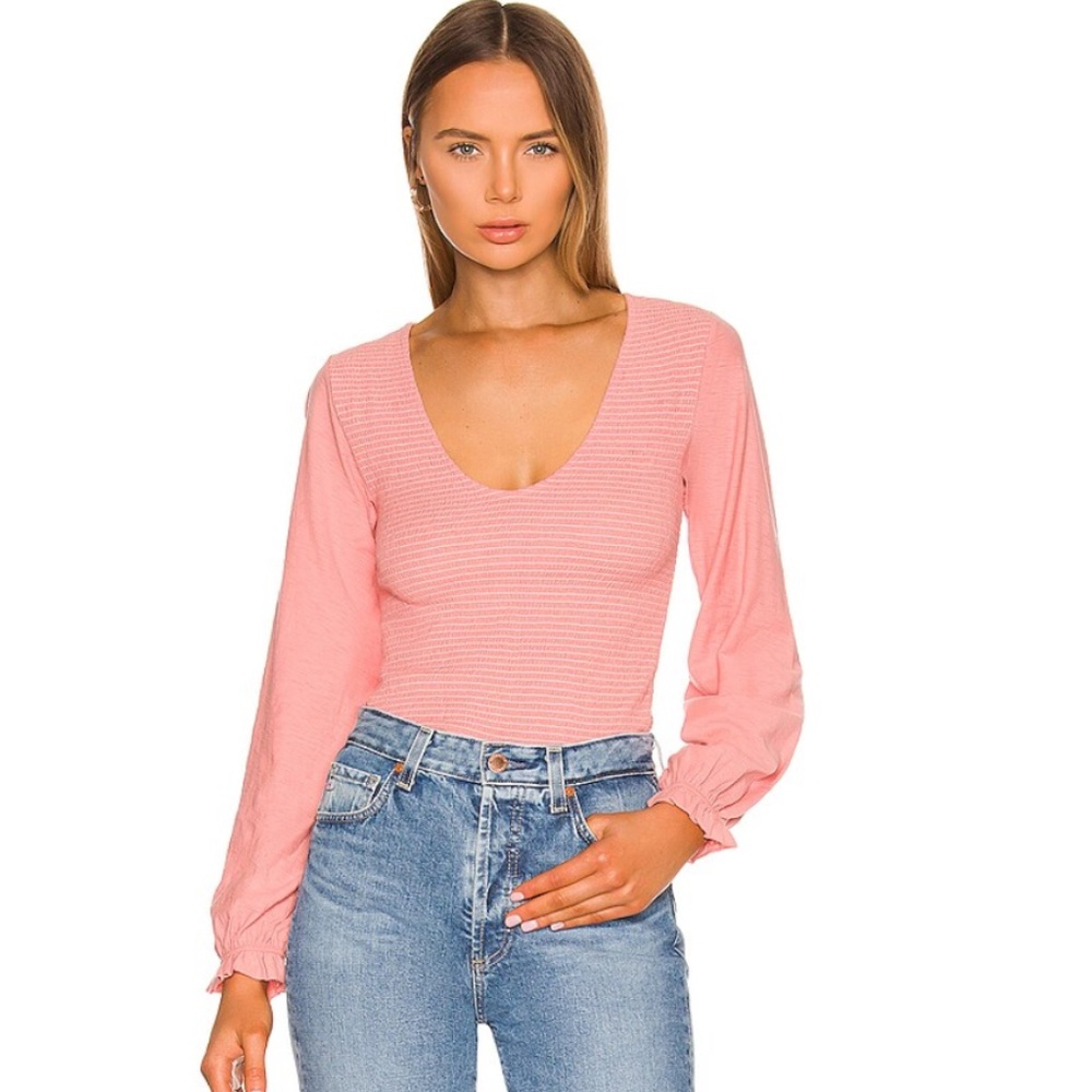 Nation LTD Bunny Top, Size S, in Pink